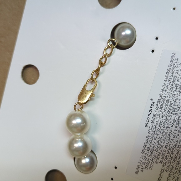 ZARA MAXI Faux PEARL NECKLACE NWT - Picture 10 of 10
